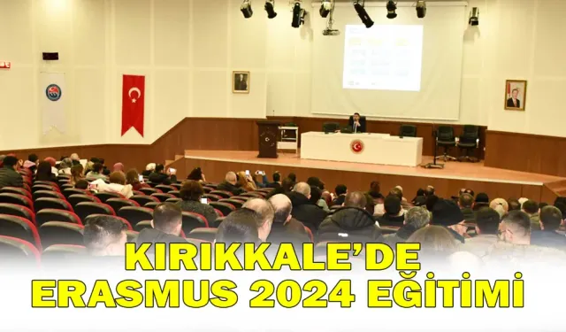 Kırıkkale’de Erasmus 2024 eğitimi