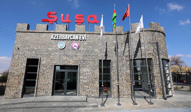 Talas'a yaptırılan Şuşa Azerbaycan Evi, 7 Nisan'da açılıyor