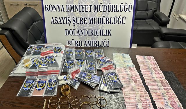 Konya merkezli dolandırıcılık operasyonunda 13 şüpheli yakalandı