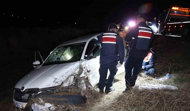 Aksaray’da trafik kazası: 1 ölü, 2 yaralı