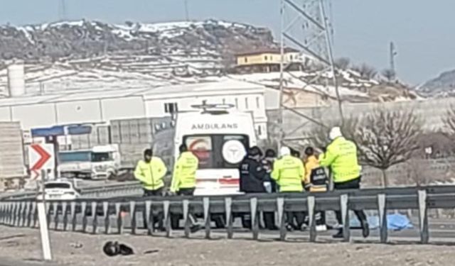 Kontrolden çıkan motosiklet sürücüsü hayatını kaybetti