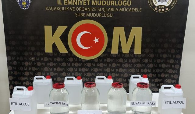 Sivas’ta kaçak içki operasyonu