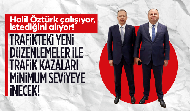 Halil Öztürk çalışıyor, istediğini alıyor