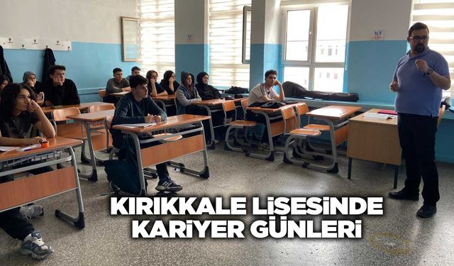 Kırıkkale Lisesinde kariyer günleri