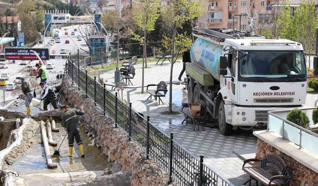 Büyük Keçiören Şelalesi’nde temizlik