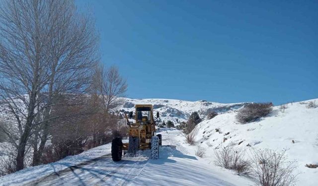 Büyükşehir, kar sonrasında kapanan 90 mahalle yolunun ulaşıma açtı