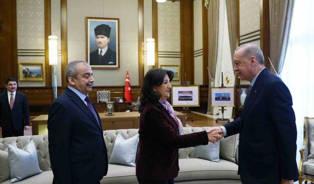 Cumhurbaşkanı Erdoğan, DEM Parti heyetini kabul etti