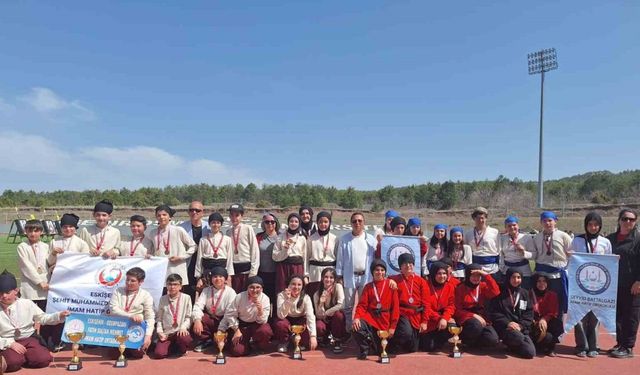 Okul Sporları Geleneksel Türk Okçuluğu Müsabakaları tamamlandı