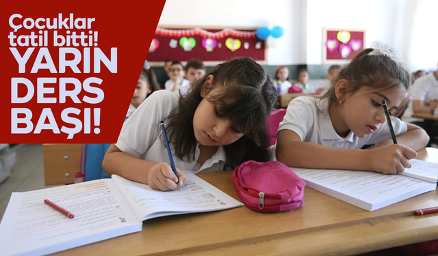 İkinci ara tatil sona eriyor