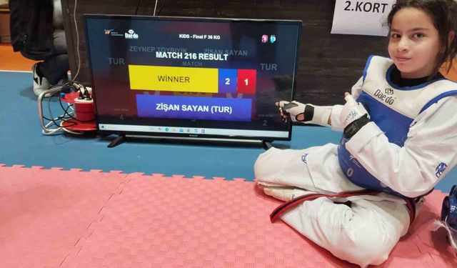 10 yaşında şampiyon oldu