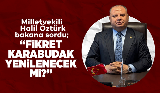 Milletvekili Halil Öztürk’ten Kırıkkale’ye spor yatırımlarıyla ilgili soru önergesi
