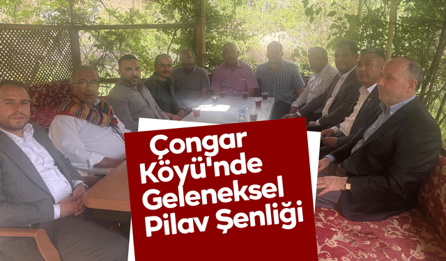 Çongar Köyü'nde Geleneksel Pilav Şenliği Coşkusu