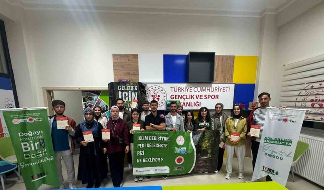 Genç gönüllüleri iklim farkındalığı ve eylem kampı düzenledi