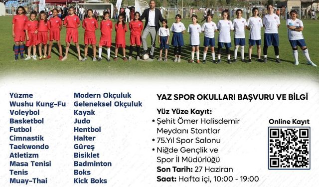 Gençler spora doyacak