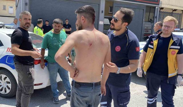 Keser ve sopalı kavga: 1 yaralı
