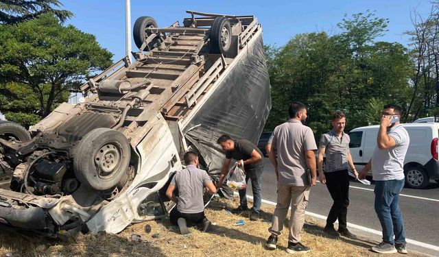 Trafik kazası, 2 yaralı