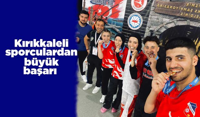 Kırıkkaleli Kick Boksculardan büyük başarı