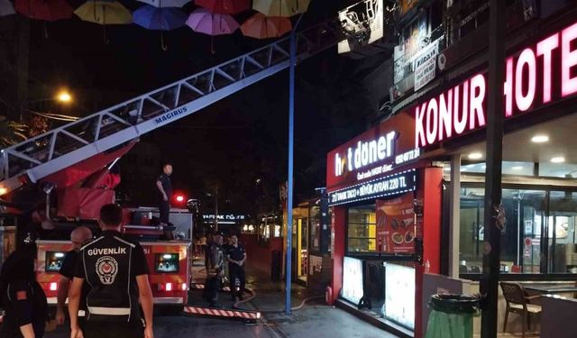 4 katlı binada yangın çıktı