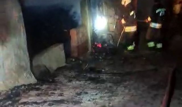 Korkutan ev yangını