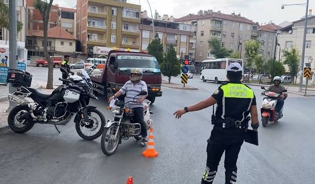 Polisin motosiklet denetimleri arttı