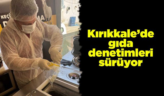 Kırıkkale’de gıda denetimleri sürüyor