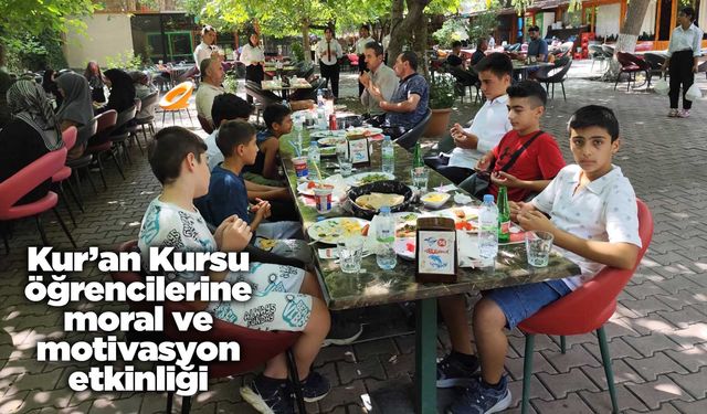 Kur’an Kursu öğrencilerine moral ve motivasyon etkinliği