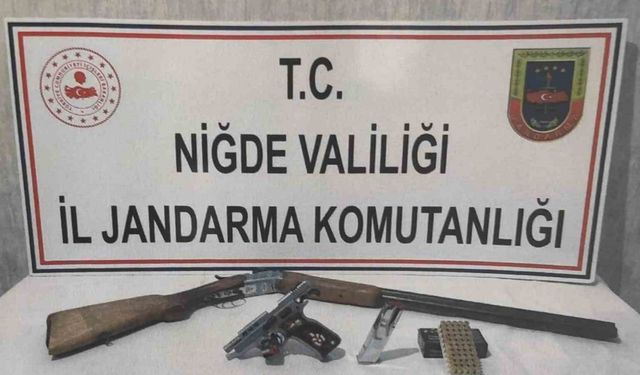 Sosyal medyadan silahlı paylaşım yapan şahıs yakalandı