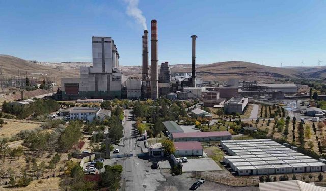 Termik santralde çıkan yangın kontrol altına alındı