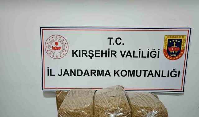 Yolcu otobüsünde 42 kilo kaçak tütün ele geçirildi
