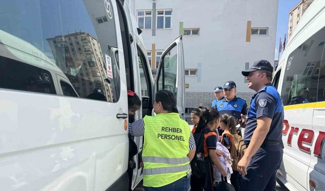 Zabıtadan okul servislerine denetim