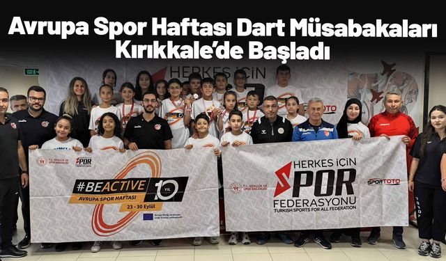 Avrupa Spor Haftası Dart Müsabakaları Kırıkkale’de Başladı