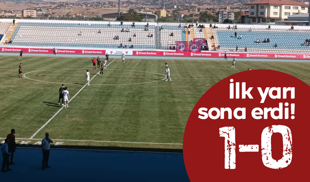 Kırıkkale FK - Manisa FK karşılaşmanın ilk yarısı sona erdi