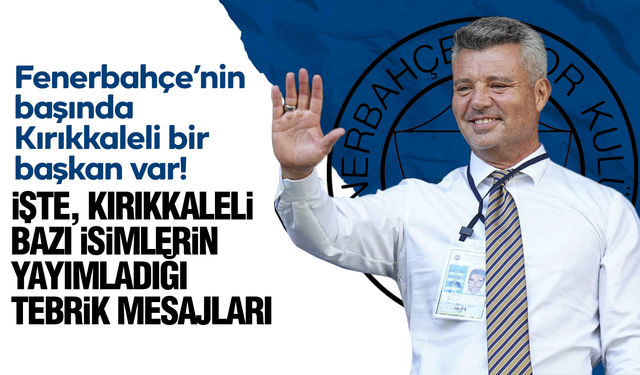 Kırıkkalelilerden Sadettin Saran’a tebrik mesajı!