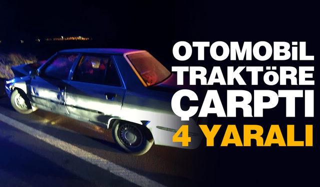 Kırıkkale'de trafik kazası: 4 yaralı