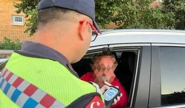 Alkollü sürücüye 9 bin lira ceza uygulandı
