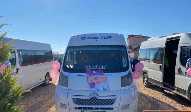 Meme kanserine servis şoförlerinden destek