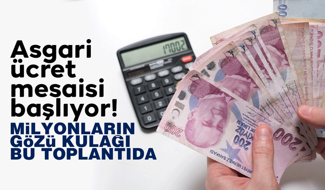 Asgari Ücret Mesaisi Başlıyor: Komisyonun Yapısı Masada