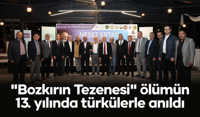 "Bozkırın Tezenesi" ölümün 13. yılında türkülerle anıldı