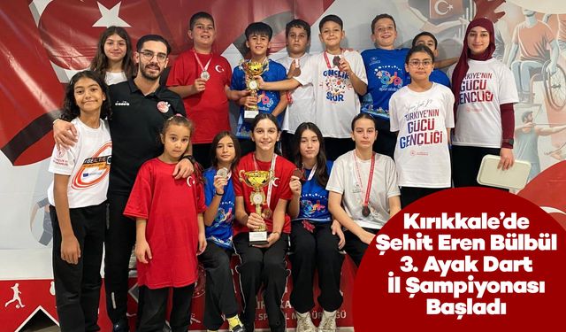 Kırıkkale’de Şehit Eren Bülbül 3. Ayak Dart İl Şampiyonası Başladı
