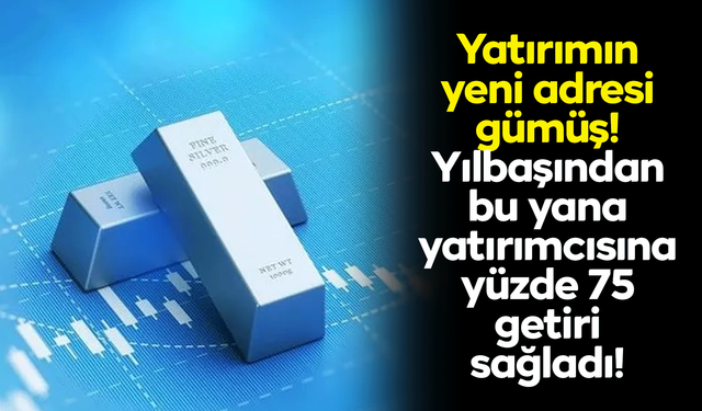 Yatırımın yeni adresi gümüş! Yılbaşından bu yana yatırımcısına yüzde 75 getiri sağladı!