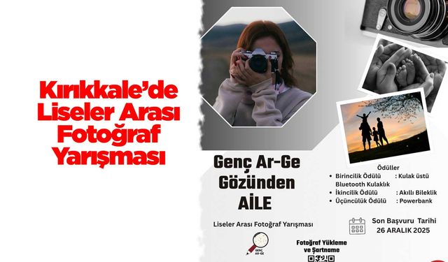 Kırıkkale’de Liseler Arası Fotoğraf Yarışması