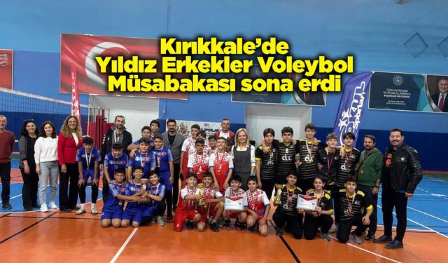 Kırıkkale’de Yıldız Erkekler Voleybol Müsabakası sona erdi