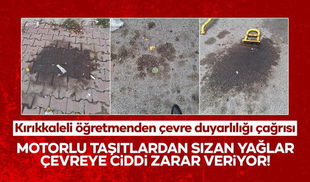 Kırıkkaleli öğretmenden çevre duyarlılığı çağrısı