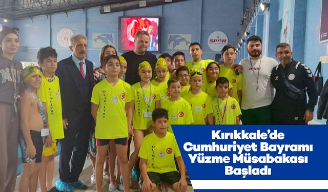 Kırıkkale’de Cumhuriyet Bayramı Yüzme Müsabakası Başladı