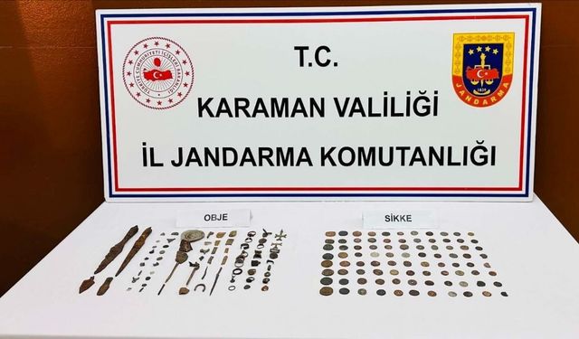 Jandarmanın uygulamasında tarihi eser ve esrar ele geçirildi: 2 tutuklama