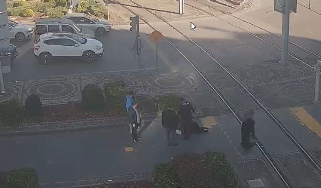 Polis, rahatsızlanan kadının yanından biran olsun bile ayrılmadı