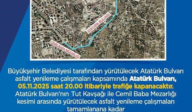 Sürücülere ‘alternatif yol’ uyarısı