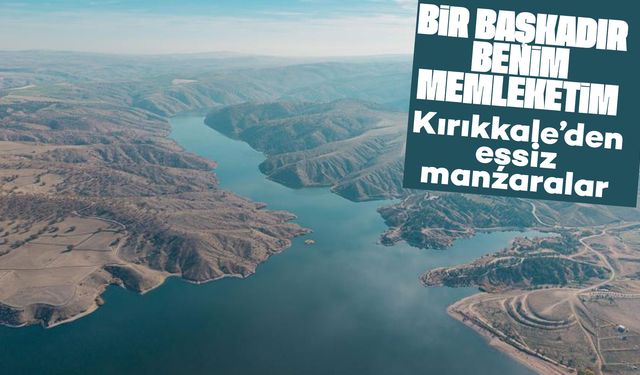 Bozkırın ortasında mest eden mavi