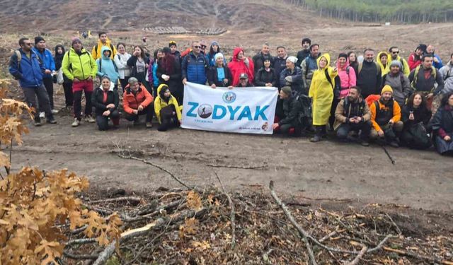 Orman yangınlarından etkilenen bölgede 450 fidan dikildi