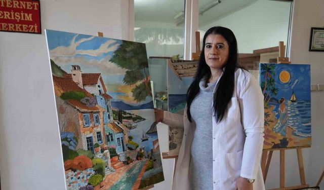 Sanatla yaralarını sardı: Selda Güneş resimle hayata yeniden tutundu
